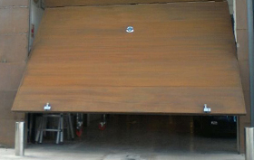 puertas de acero instalada