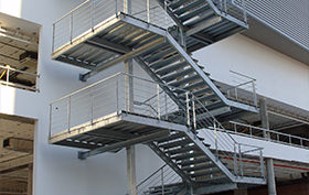 escalera metalica de emergencia instalada escalera metalica de emergencia instalada