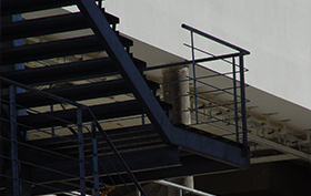 escalera metalica de emergencia instalada escalera metalica de emergencia instalada
