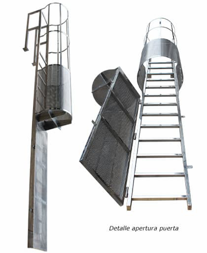 escalera gato metalica escalera de gato metalica