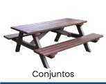 conjuntos de plástico reciclado