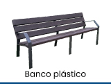 bancos de plástico reciclado