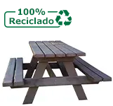 conjunto plastico reciclado isla