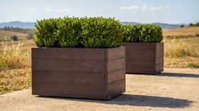 jardinera nord listones plástico reciclado