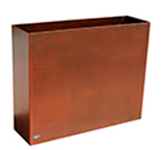 jardinera rectangular corten