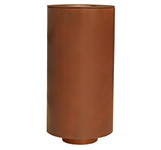papelera acero corten deva