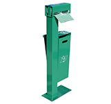 papelera dispensador bolsas musi