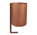 papelera acero corten sime