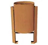 papelera acero corten argos papelera acero corten argos