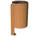 papelera acero corten pindo papelera acero corten pindo