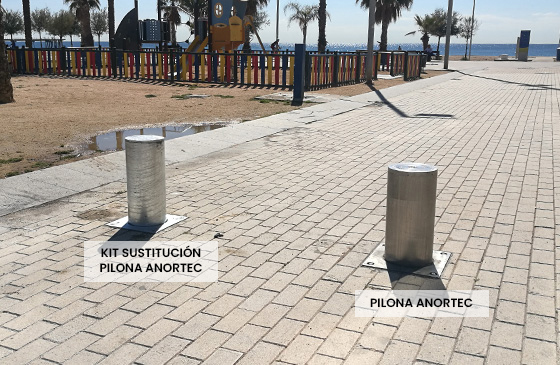 instalacion kit para pilona blucity anortec