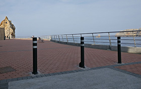 pilonas semiflexibles extraibles instaladas