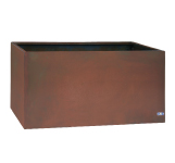 jardinera rectangular corten