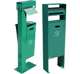papelera con dispensador bolsas perro