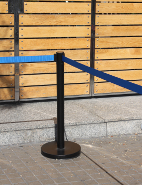detalle poste delimitador cinta extensible detalle poste delimitador cinta extensible
