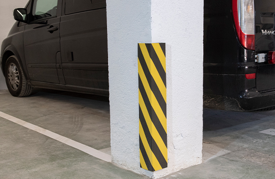 protector de impactos en columna