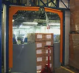 puerta flexible batiente